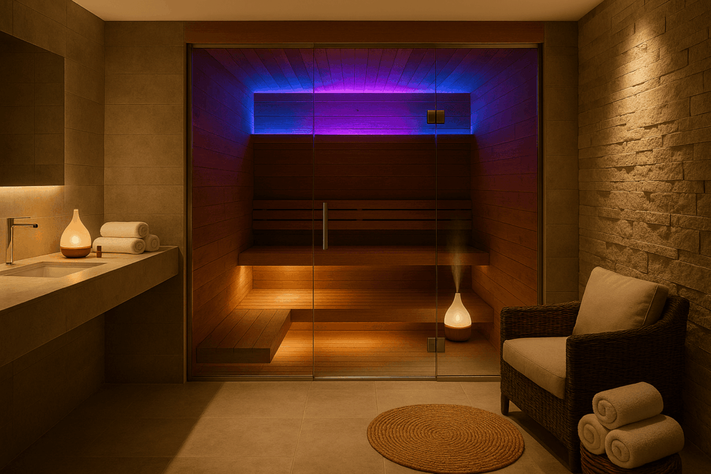 Modern home spa with cedar sauna and wellness upgrades — How to Turn Your Home Spa into a Five-Star Luxury Sauna Retreat